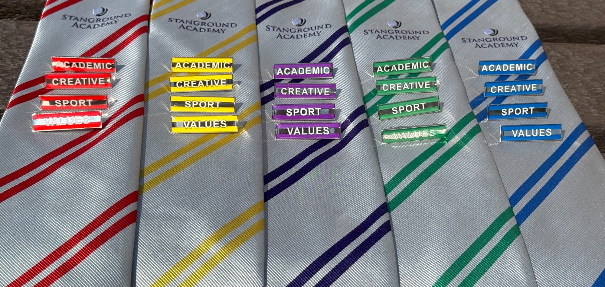 Junior Colours with Half Colour Ties